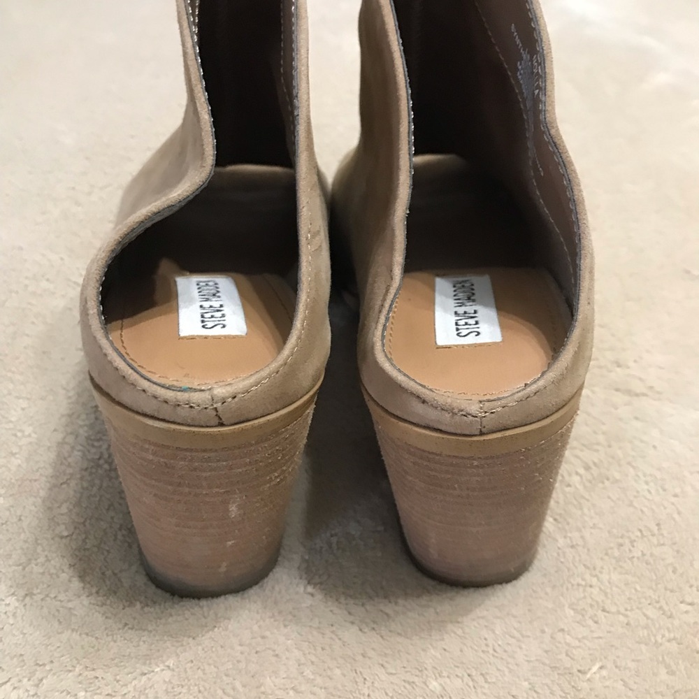 Steve Madden Nollla Open Toe Leather Block Heels - image 3